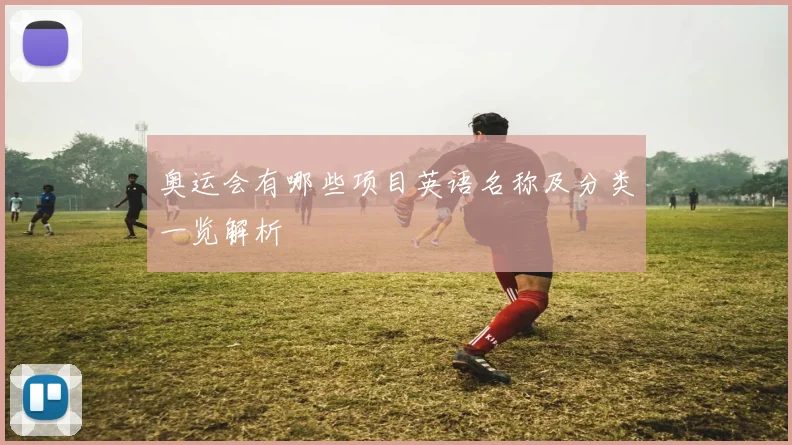 奥运会有哪些项目英语名称及分类一览解析